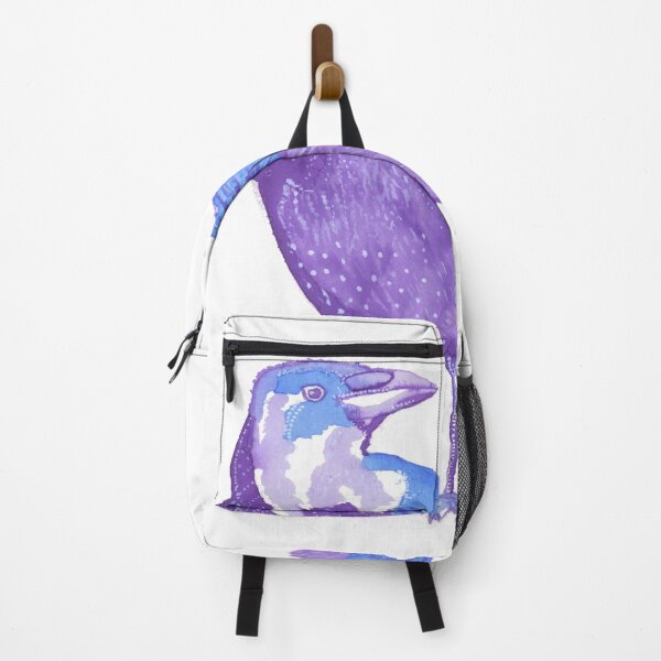 Item preview, Purple Blue Crow Watercolor Bird Illustration designed and sold by Fairfax-Curator.