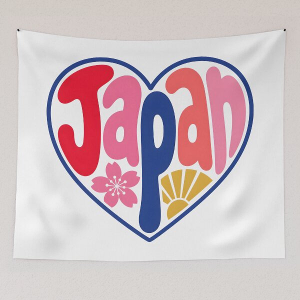 Item preview, Love Japan Heart Travel Souvenir Design designed and sold by Beyond Destinations.