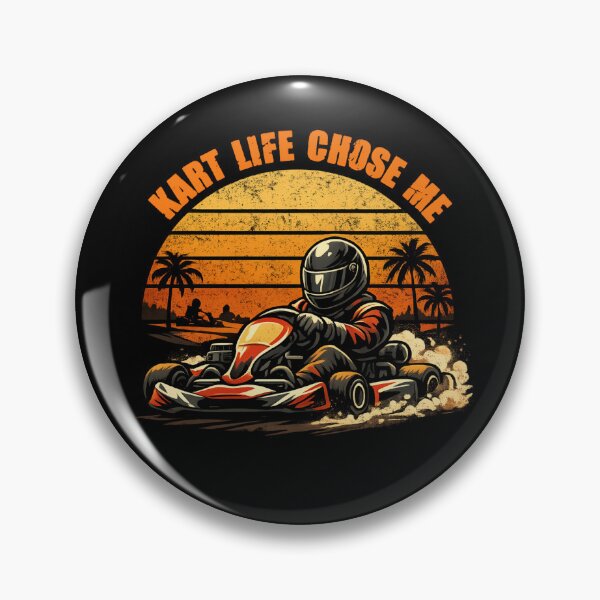 Item preview, Kart Life Chose Me – Retro Sunset Go-Kart Racing designed and sold by SidTastic .