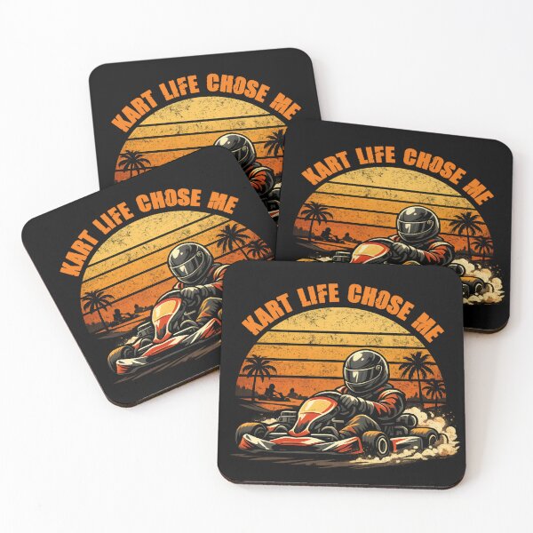 Item preview, Kart Life Chose Me – Retro Sunset Go-Kart Racing designed and sold by SidTastic .
