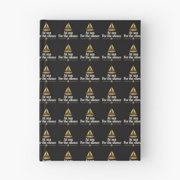 Item preview,  At Sea For The Silence – Elegant Sailing Yacht Design | Nautical Lifestyle Graphic designed and sold by MWSailingClub.