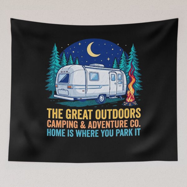 Item preview, Home Is Where You Park It | Funny Family Matching Camping Tee | RV Camper Adventure Gift designed and sold by 519xdesign.