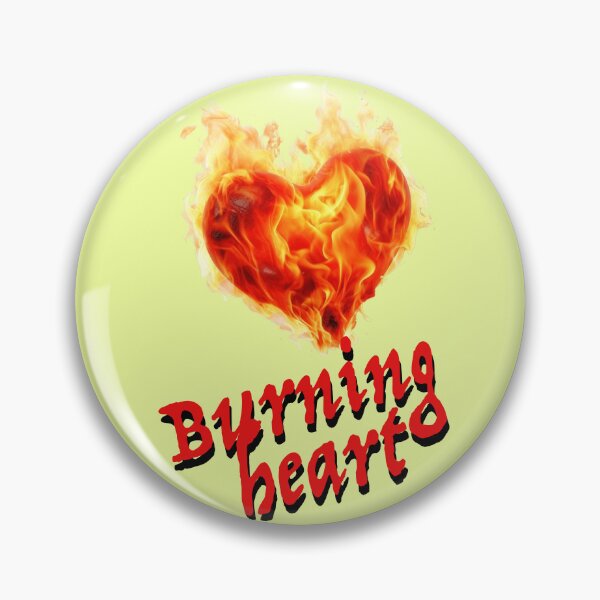 Item preview, burning heart full of passion designed and sold by Mauswohn.