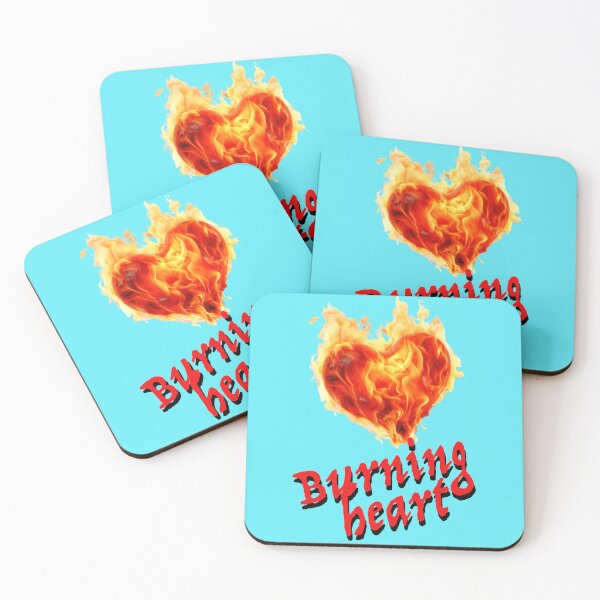 Item preview, burning heart full of passion designed and sold by Mauswohn.