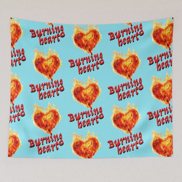 Item preview, burning heart full of passion designed and sold by Mauswohn.
