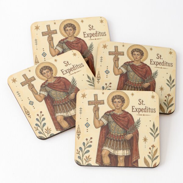 Item preview, Saint Expeditus Illustration designed and sold by AliceWhiteDF.
