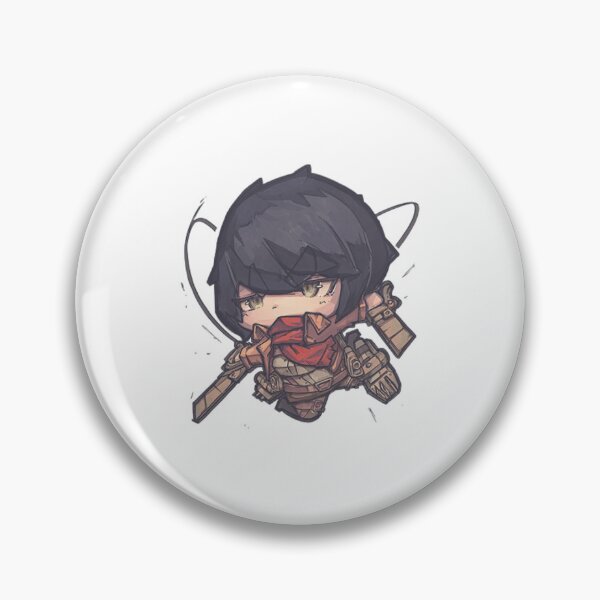 Item preview, Mikasa Ackerman Battle Stance Chibi designed and sold by LesageSecond.