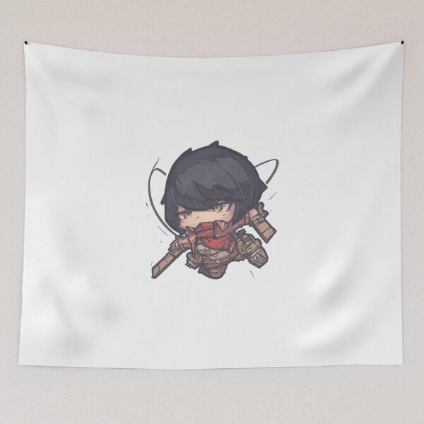 Item preview, Mikasa Ackerman Battle Stance Chibi designed and sold by LesageSecond.