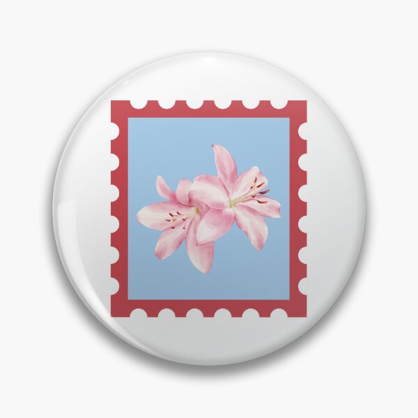 Item preview, Pink Lily Stamp designed and sold by MayflowerandIvy.