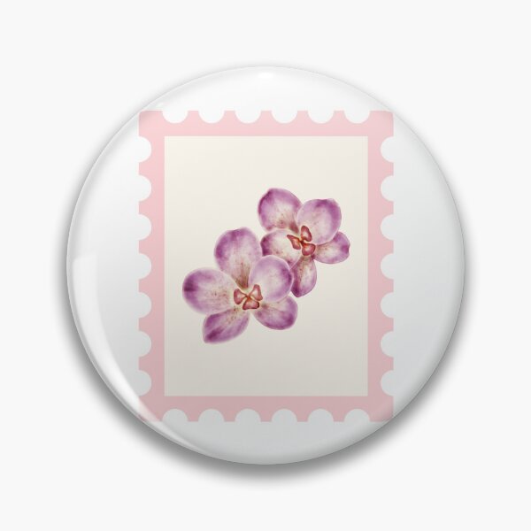 Item preview, Orchid Flower Stamp designed and sold by MayflowerandIvy.