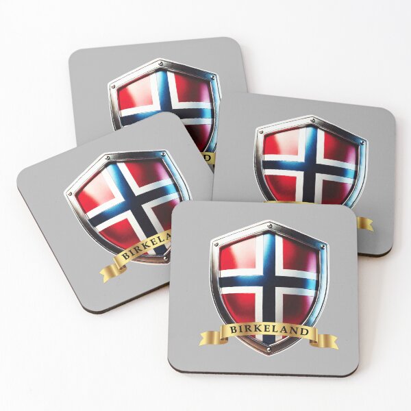 Item preview, Birkeland Norway Pride Shield designed and sold by Highlandkings.