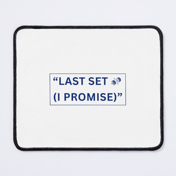 Item preview, Last Set (I Promise) - Funny Gym Shirt Design designed and sold by Mouad-Doadi.