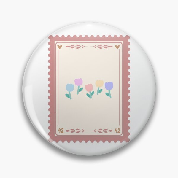 Item preview, Multicoloured Tulip Stamp designed and sold by MayflowerandIvy.