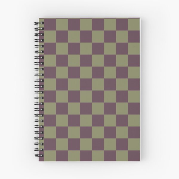 Item preview, Purple and Moss Green Checkered Pattern designed and sold by The Innocent Ghost Project.