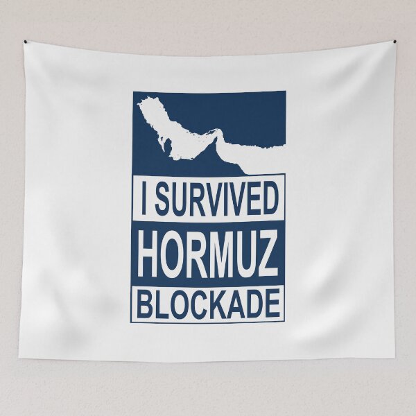 Item preview, I Survived Hormuz Blockade;  designed and sold by StickerApe.