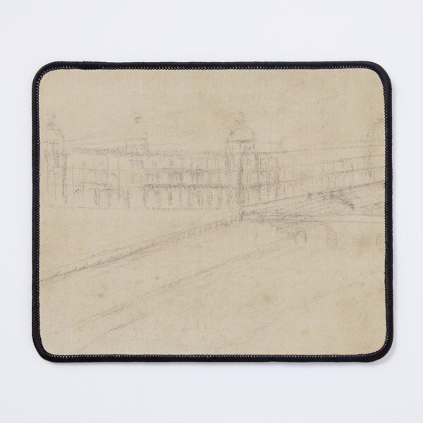 Item preview, Recto a Horse's Fore Leg and Chest Verso a Design for a Palace by Leonardo da Vinci Renaissance Architectural Drawing Fine Art Print designed and sold by artofuniverse.