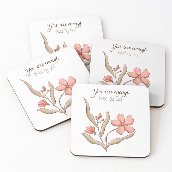 Item preview,  Big flower with leaves encouraging text designed and sold by EricaHarwig.