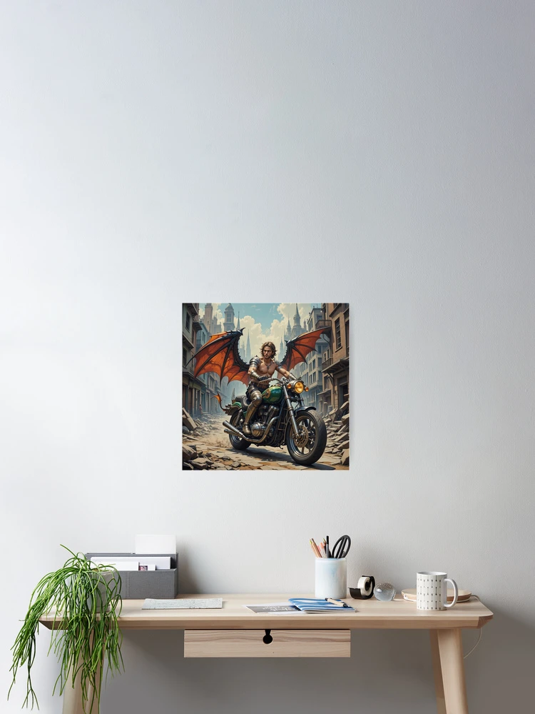 Thumbnail 2 of 3, Poster, Hell Rider designed and sold by RaF71PrO.