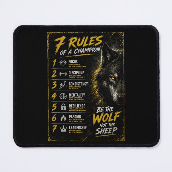 Item preview, 7 rules to become a champion designed and sold by Jerhus.