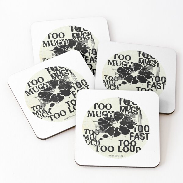 Item preview, Mental Static: Too Much Too Fast Distortion designed and sold by Elviqus Shop.