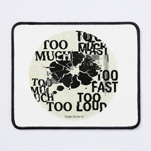 Item preview, Mental Static: Too Much Too Fast Distortion designed and sold by Elviqus Shop.