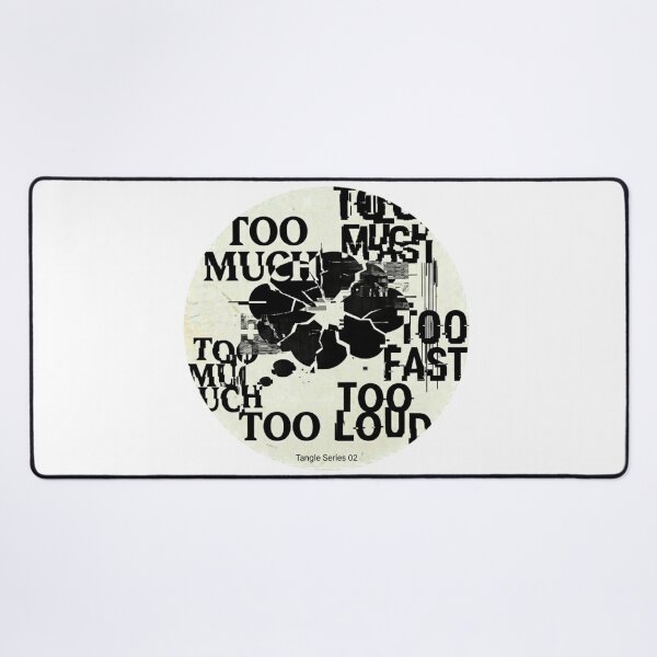 Item preview, Mental Static: Too Much Too Fast Distortion designed and sold by Elviqus Shop.