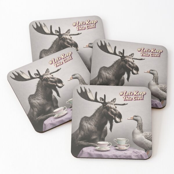 Item preview, Let’s Keep This Civil: The Moose & The Goose designed and sold by RainToday.