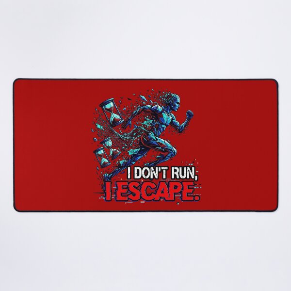 Item preview, I Don't Run I Escape | Glitch Art Techwear designed and sold by MarCinu Art.