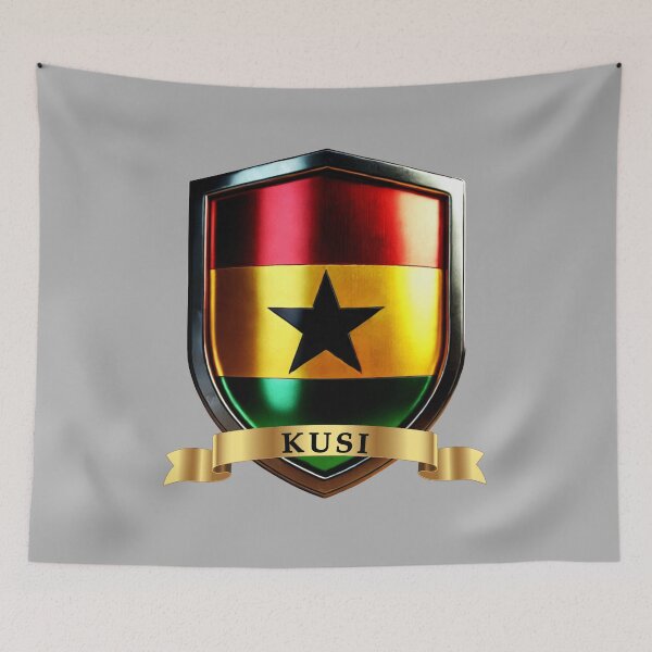 Item preview, Kusi Ghana Heritage Shield designed and sold by Highlandkings.