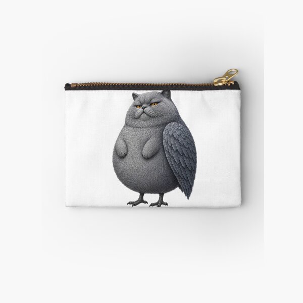Item preview, British Shorthair Owl Cat Creature designed and sold by MoonfurStudio.