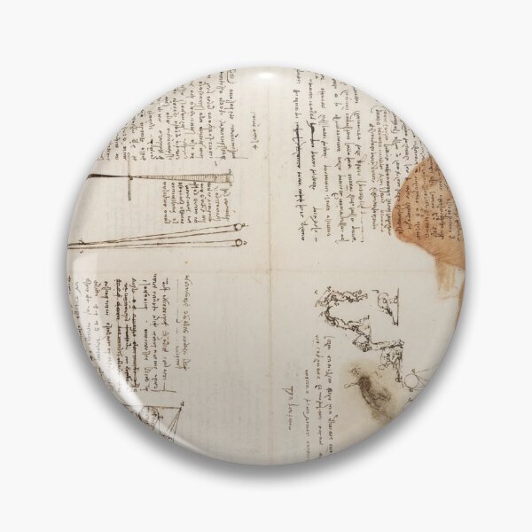 Item preview, Recto Studies of Optics and Men in Action by Leonardo da Vinci Renaissance Scientific Study Fine Art Poster designed and sold by artofuniverse.