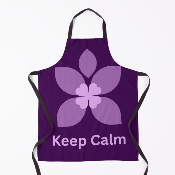 Item preview, Elegant Floral Keep Calm Design - Deep Purple Palette designed and sold by mariam-shahin.