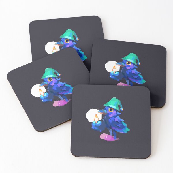 Item preview, Crow With Candle Pixel Art designed and sold by Bobablin Pixel Shop.