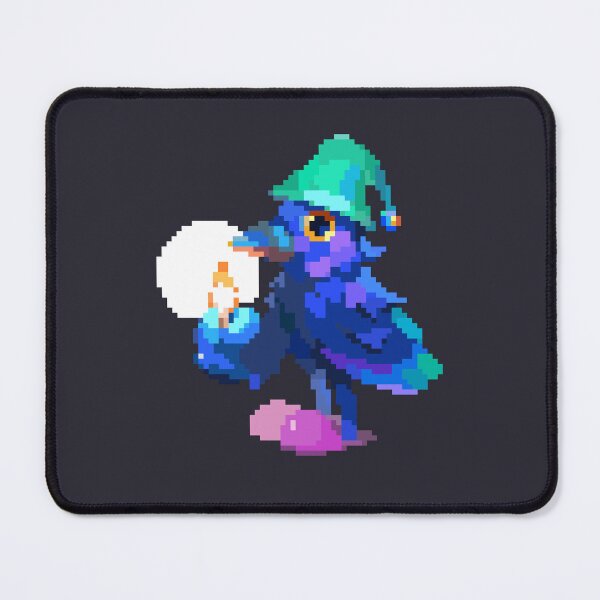 Item preview, Crow With Candle Pixel Art designed and sold by Bobablin Pixel Shop.