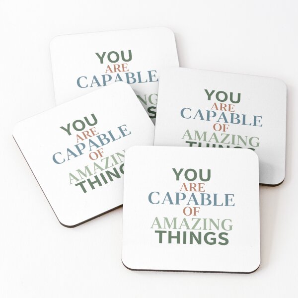 Item preview, You are capable of amazing things. designed and sold by MaciejErdon.