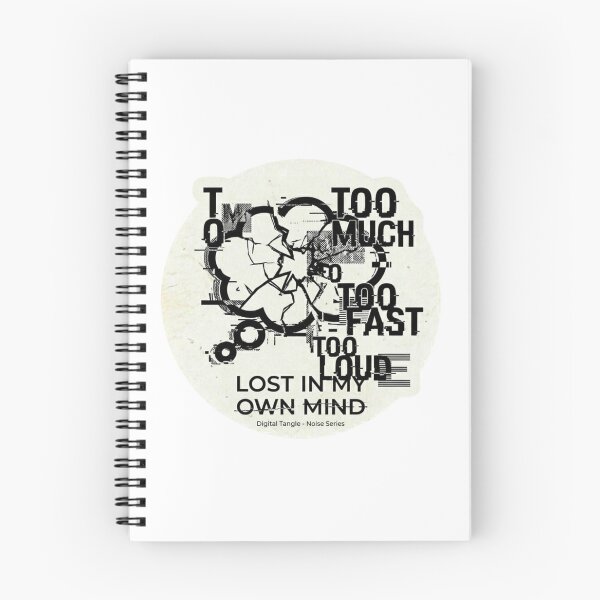 Item preview, Glitch Mindset Lost In My Own Mind Noise designed and sold by Elviqus Shop.