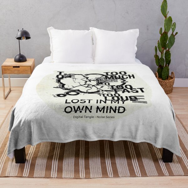 Item preview, Glitch Mindset Lost In My Own Mind Noise designed and sold by Elviqus Shop.