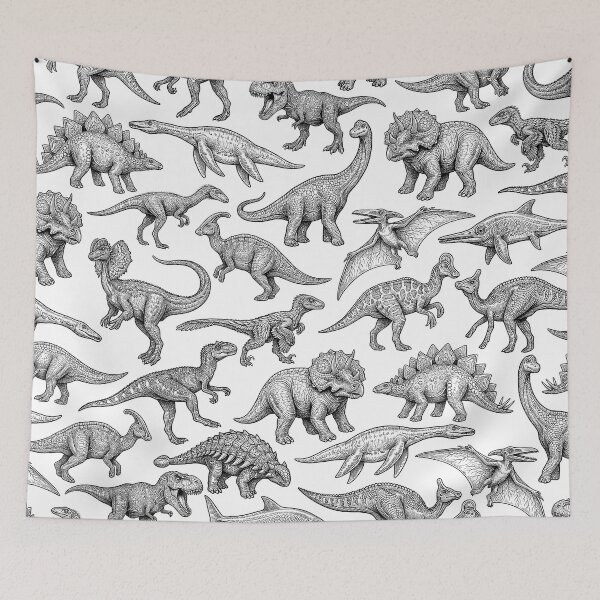 Item preview, Prehistoric Dinosaur Pattern Dino Paleontology Dinosaurs designed and sold by GrandeDuc.