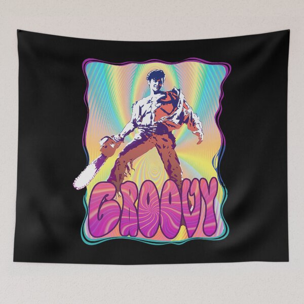 Item preview, Evil Dead Ash Williams Groovy designed and sold by Khaledhattabi.