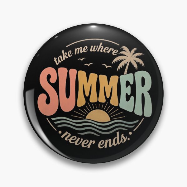 Item preview, Take Me Where Summer Never Ends Retro Sunset Beach designed and sold by metalsnak.