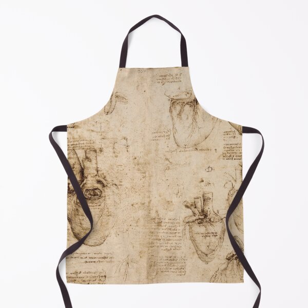 Item preview, The Heart and Coronary Vessels by Leonardo da Vinci Renaissance Anatomical Study Fine Art Print designed and sold by artofuniverse.