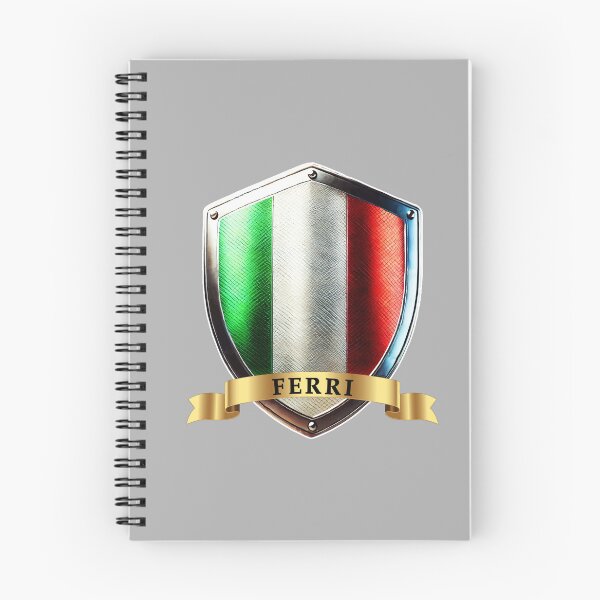 Item preview, Ferri Italy Pride Shield designed and sold by Highlandkings.