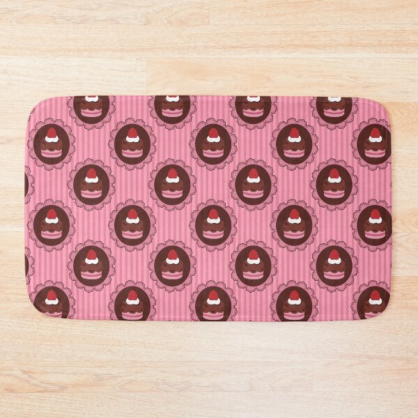 Item preview, Strawberry Chocolate Cake Lace Pattern designed and sold by Kusaka.art.