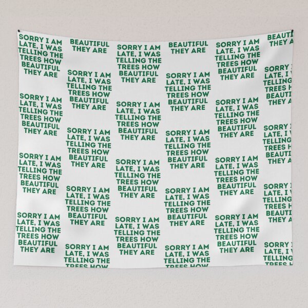 Item preview, telling the trees how beautiful they are designed and sold by sydney-syder.