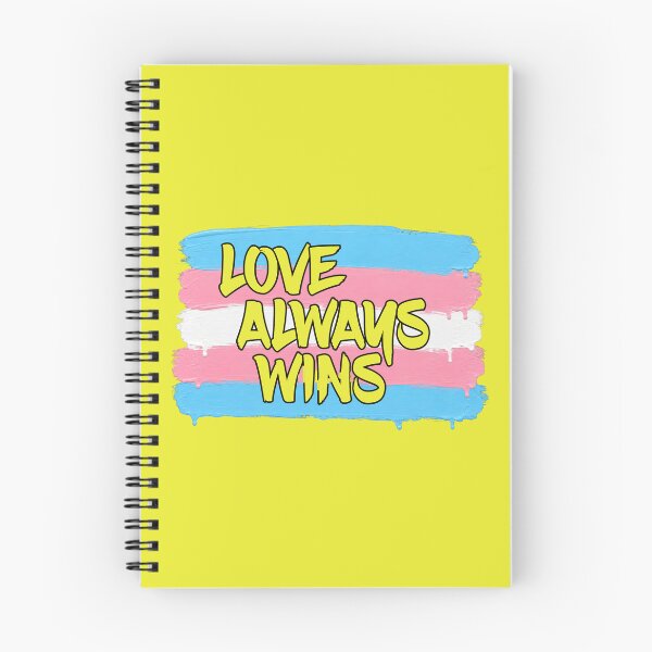 Item preview, Love Always Wins - Trans Flag designed and sold by Cut & Paste Productions.