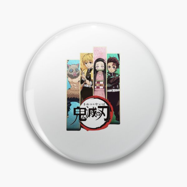Item preview, Demon Slayer Core Four Vertical Banner designed and sold by The-Lone-Rodent.