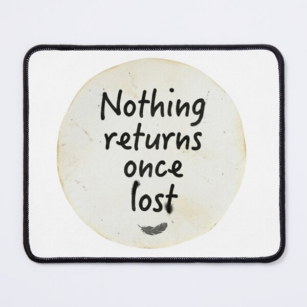 Item preview, Vintage Melancholy Nothing Returns Once Lost designed and sold by Elviqus Shop.