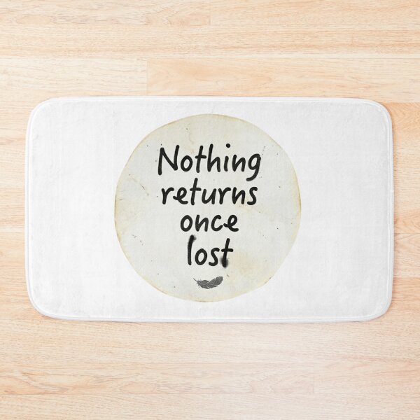 Item preview, Vintage Melancholy Nothing Returns Once Lost designed and sold by Elviqus Shop.