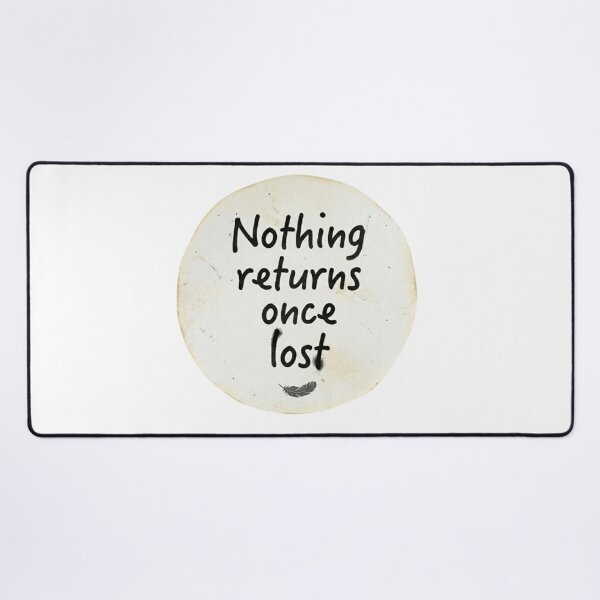 Item preview, Vintage Melancholy Nothing Returns Once Lost designed and sold by Elviqus Shop.