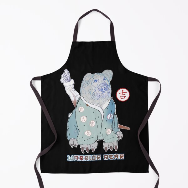 Item preview, Warrior Bear in Kimono, With Katana and Good Luck Symbol (Drawing by ACCI) designed and sold by VanyssaGraphics.